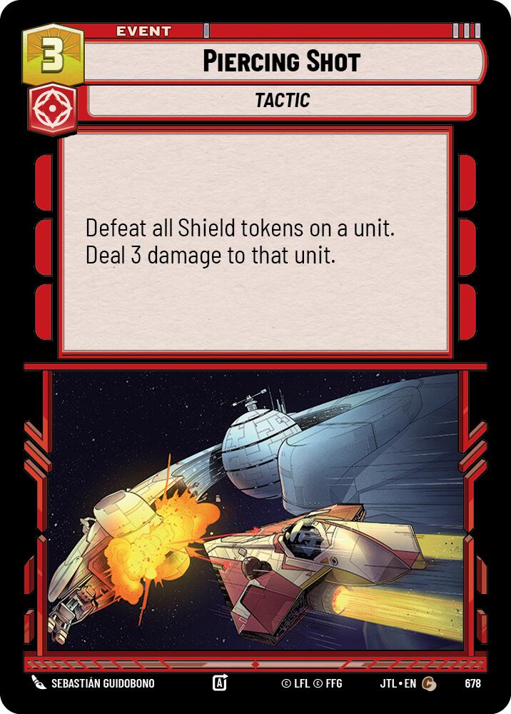 Star Wars: Unlimited: Piercing Shot (Foil) card image