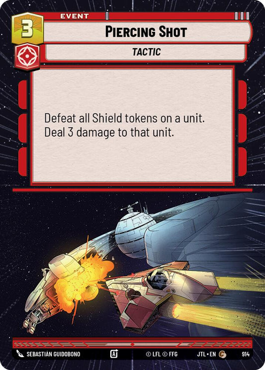 Star Wars: Unlimited: Piercing Shot (Hyperspace Foil) card image