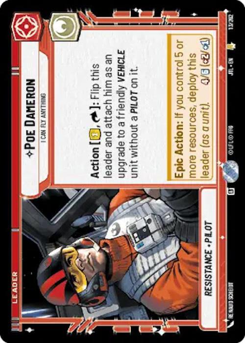 Star Wars: Unlimited: Poe Dameron - I Can Fly Anything card image