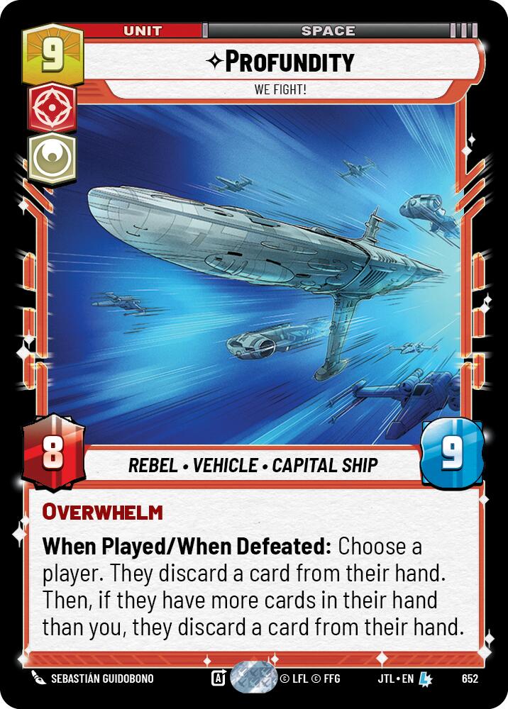 Star Wars: Unlimited: Profundity - We Fight! (Foil) card image