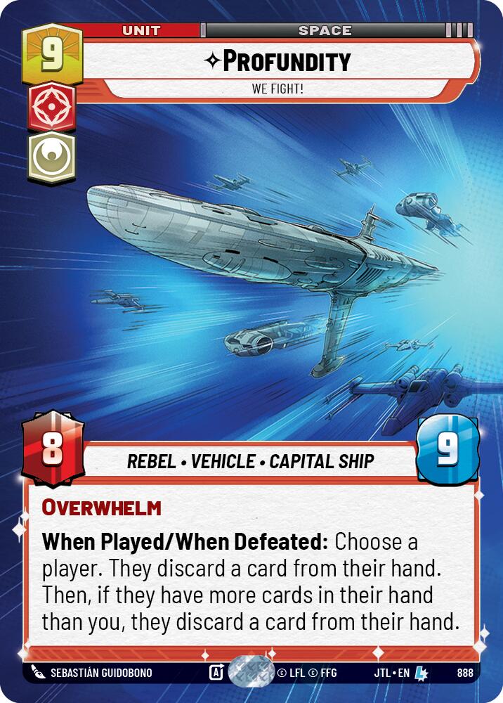 Star Wars: Unlimited: Profundity - We Fight! (Hyperspace Foil) card image