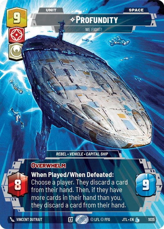 Star Wars: Unlimited: Profundity - We Fight! (Prestige) card image