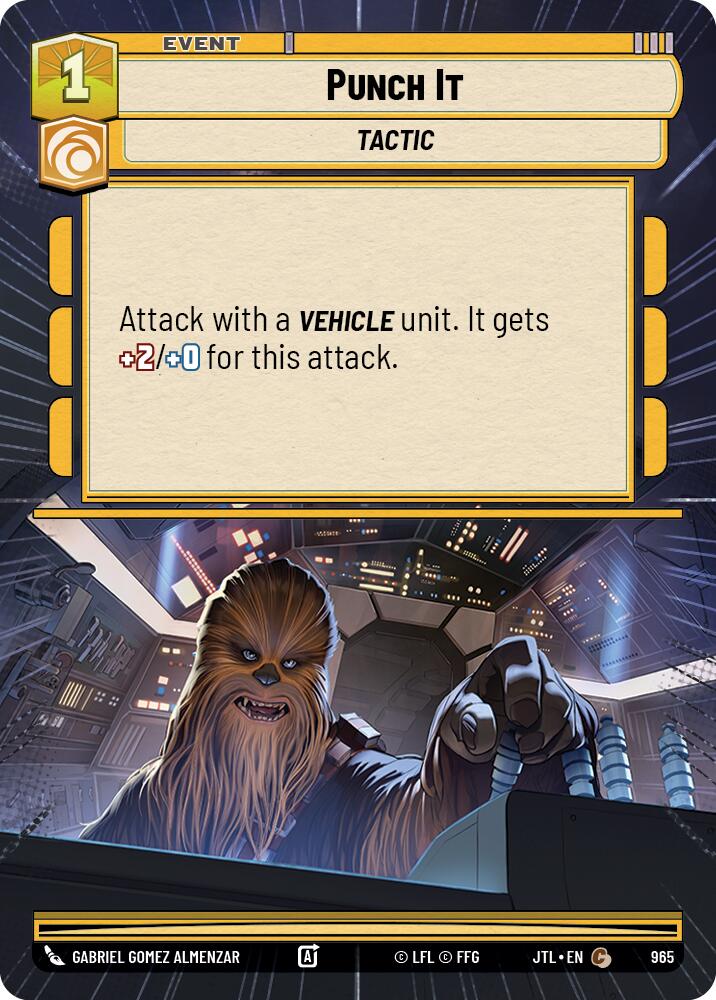 Star Wars: Unlimited: Punch It (Hyperspace Foil) card image