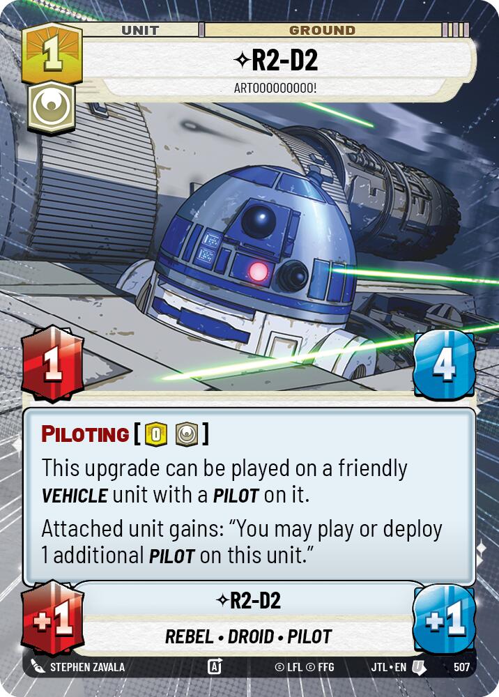 Star Wars: Unlimited: R2-D2 - Artooooooooo! (Hyperspace) card image