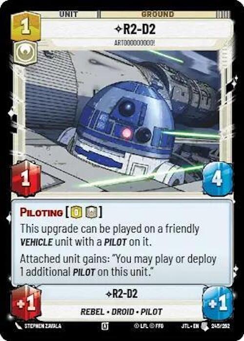 Star Wars: Unlimited: R2-D2 - Artooooooooo! card image