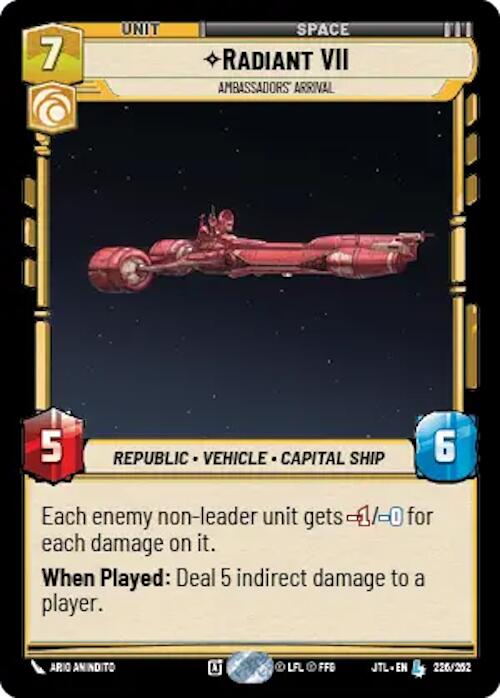 Star Wars: Unlimited: Radiant VII - Ambassadors' Arrival card image