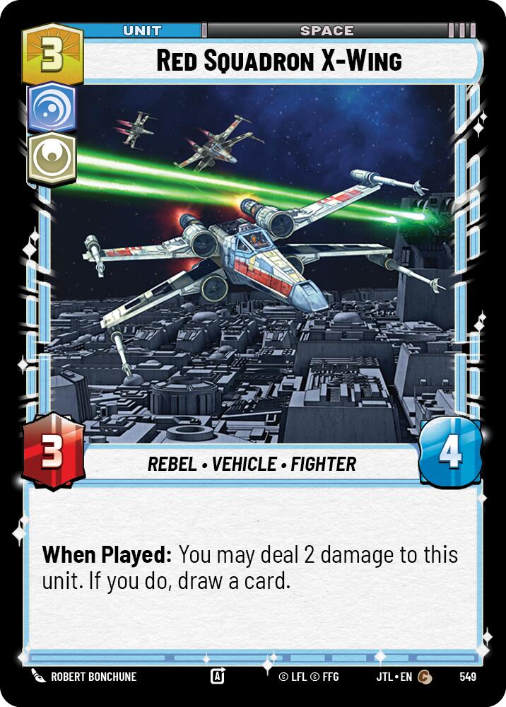 Star Wars: Unlimited: Red Squadron X-Wing (Foil) card image