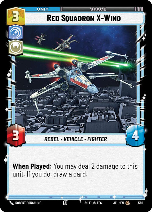 Star Wars: Unlimited: Red Squadron X-Wing (Foil) card image