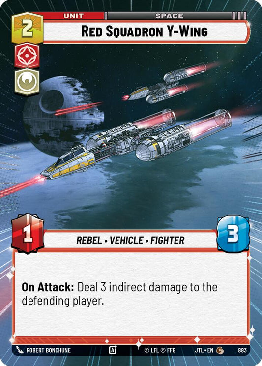 Star Wars: Unlimited: Red Squadron Y-Wing (Hyperspace Foil) card image