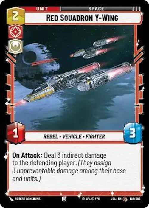 Star Wars: Unlimited: Red Squadron Y-Wing card image