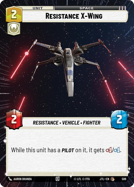 Star Wars: Unlimited: Resistance X-Wing (Hyperspace) card image