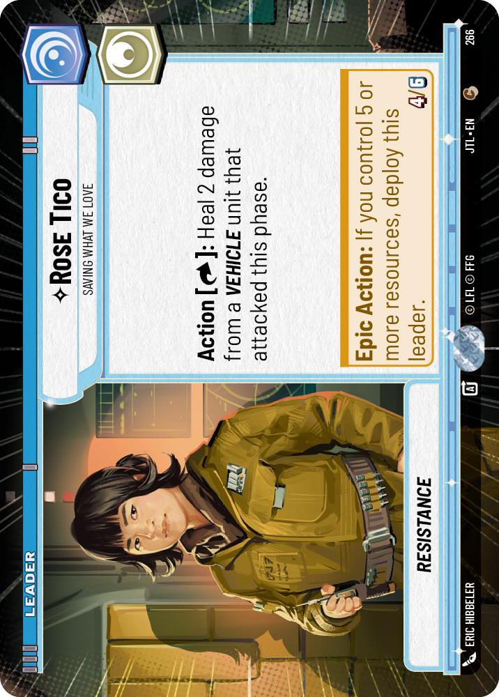 Star Wars: Unlimited: Rose Tico - Saving What We Love (Hyperspace) card image