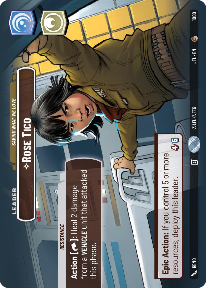 Star Wars: Unlimited: Rose Tico - Saving What We Love (Showcase) card image