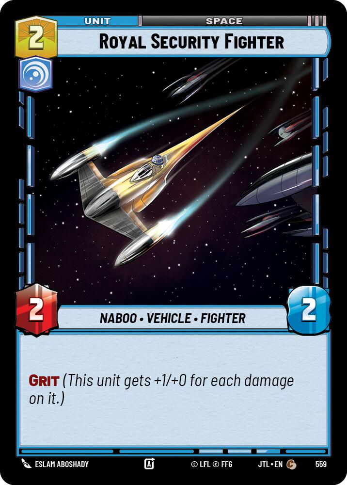 Star Wars: Unlimited: Royal Security Fighter (Foil) card image