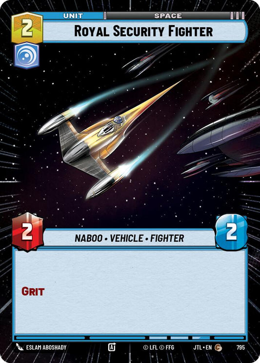 Star Wars: Unlimited: Royal Security Fighter (Hyperspace Foil) card image