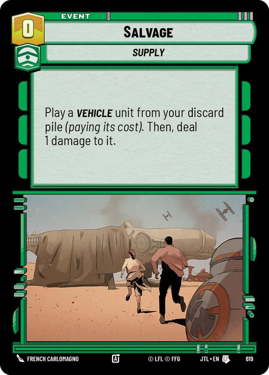 Star Wars: Unlimited: Salvage (Foil) card image