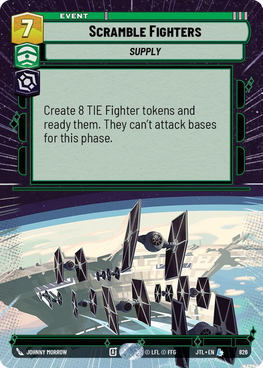 Star Wars: Unlimited: Scramble Fighters (Hyperspace Foil) card image