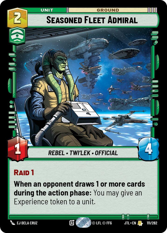 Star Wars: Unlimited: Seasoned Fleet Admiral card image