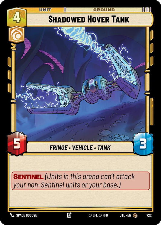 Star Wars: Unlimited: Shadowed Hover Tank (Foil) card image