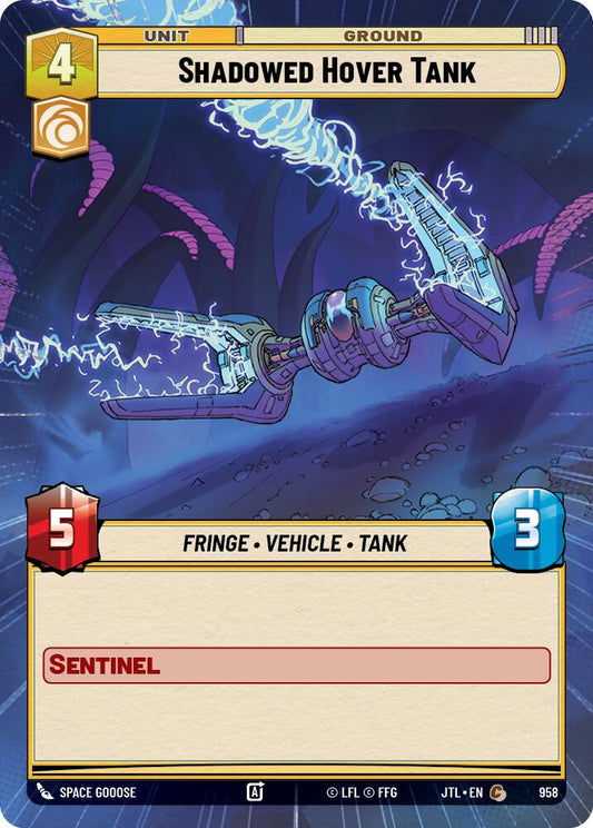 Star Wars: Unlimited: Shadowed Hover Tank (Hyperspace Foil) card image