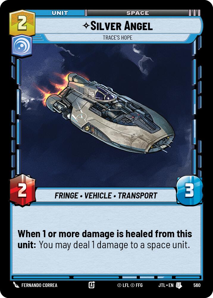 Star Wars: Unlimited: Silver Angel - Trace's Hope (Foil) card image