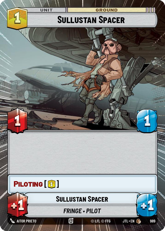 Star Wars: Unlimited: Sullustan Spacer (Hyperspace Foil) card image