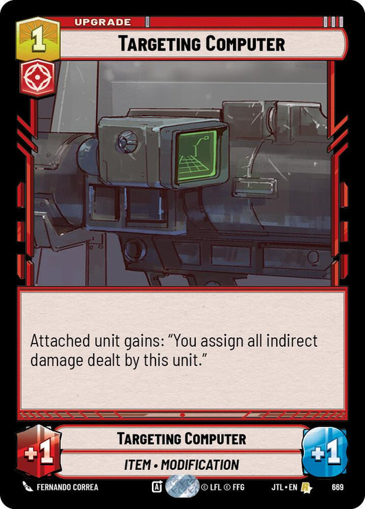 Star Wars: Unlimited: Targeting Computer (Foil) card image