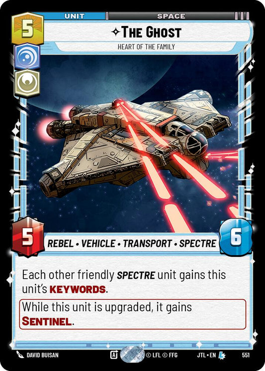 Star Wars: Unlimited: The Ghost - Heart of the Family (Foil) card image