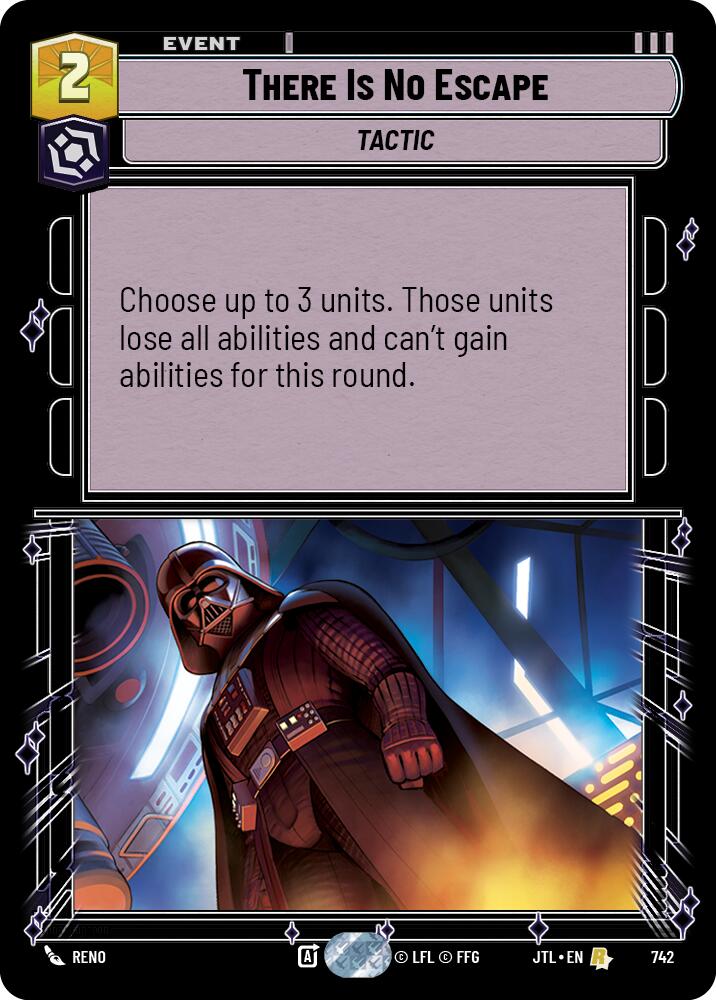 Star Wars: Unlimited: There Is No Escape (Foil) card image