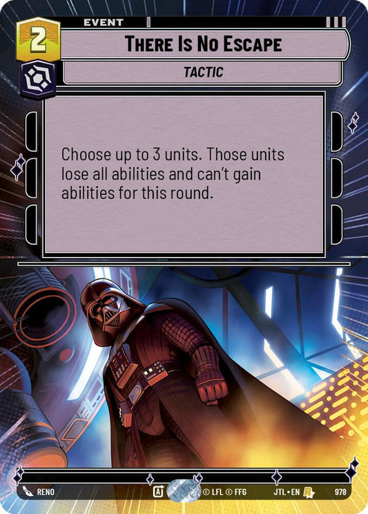 Star Wars: Unlimited: There Is No Escape (Hyperspace Foil) card image