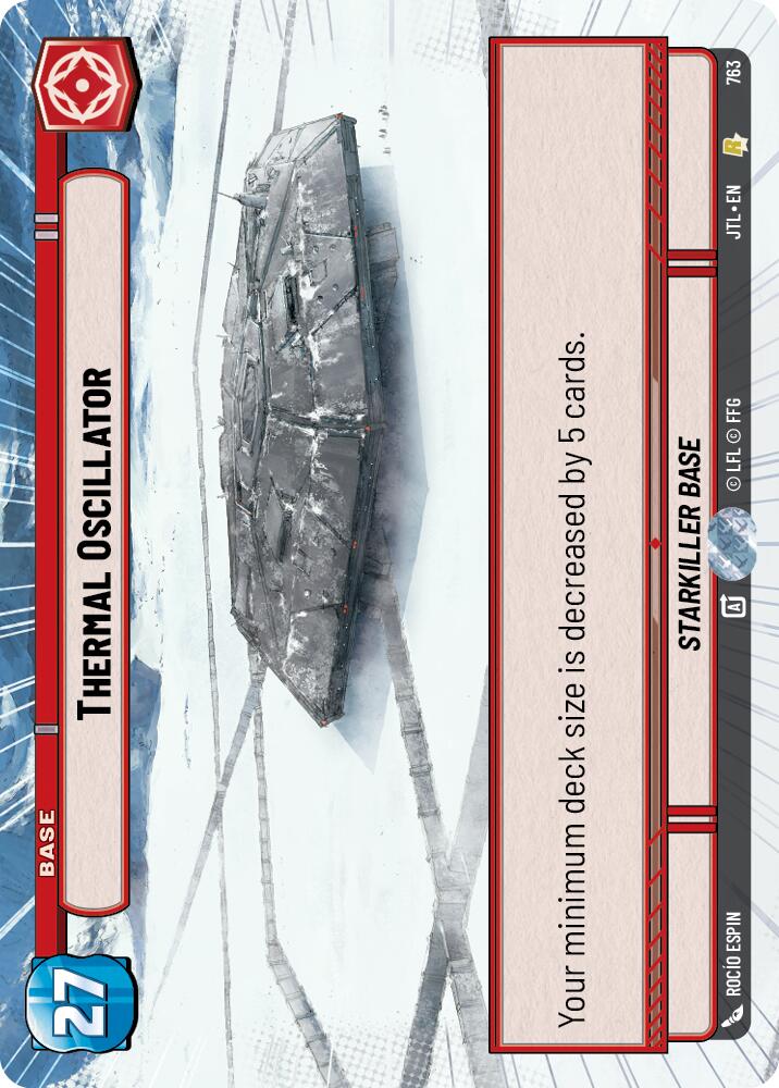 Star Wars: Unlimited: Thermal Oscillator (Hyperspace Foil) card image