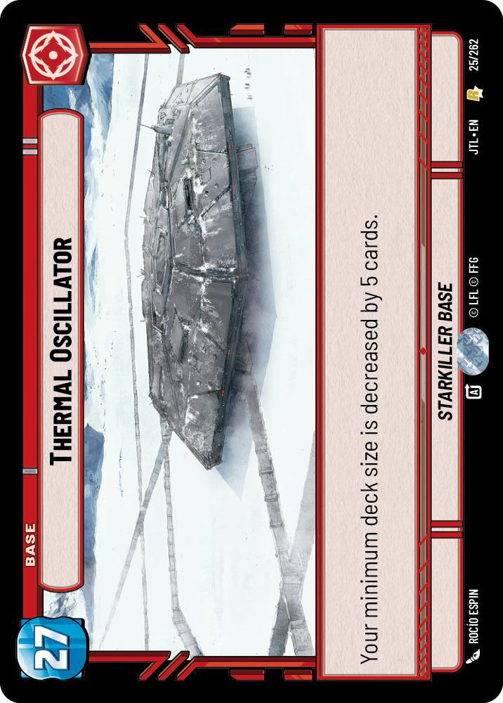 Star Wars: Unlimited: Thermal Oscillator card image