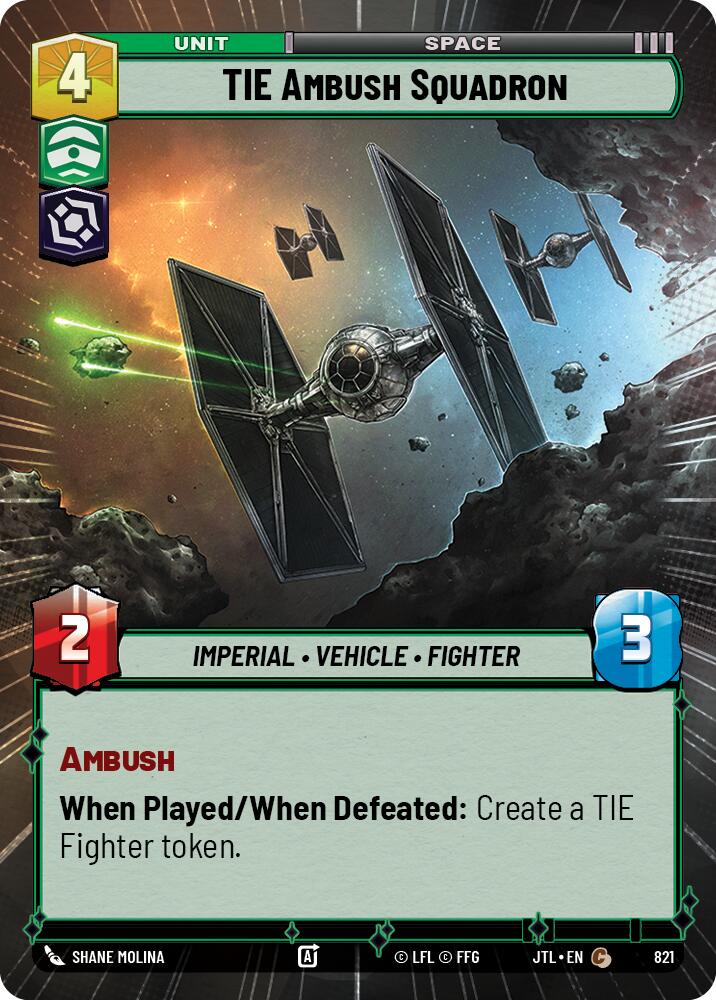 Star Wars: Unlimited: TIE Ambush Squadron (Hyperspace Foil) card image