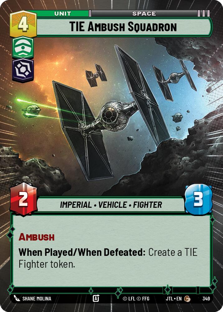 Star Wars: Unlimited: TIE Ambush Squadron (Hyperspace) card image