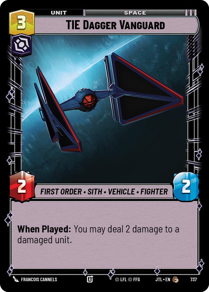 Star Wars: Unlimited: TIE Dagger Vanguard (Foil) card image