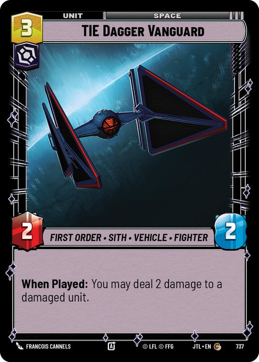 Star Wars: Unlimited: TIE Dagger Vanguard (Foil) card image