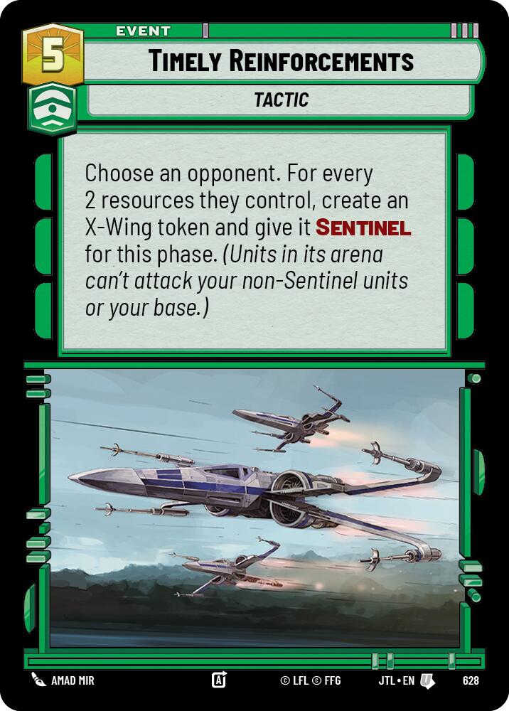 Star Wars: Unlimited: Timely Reinforcements (Foil) card image