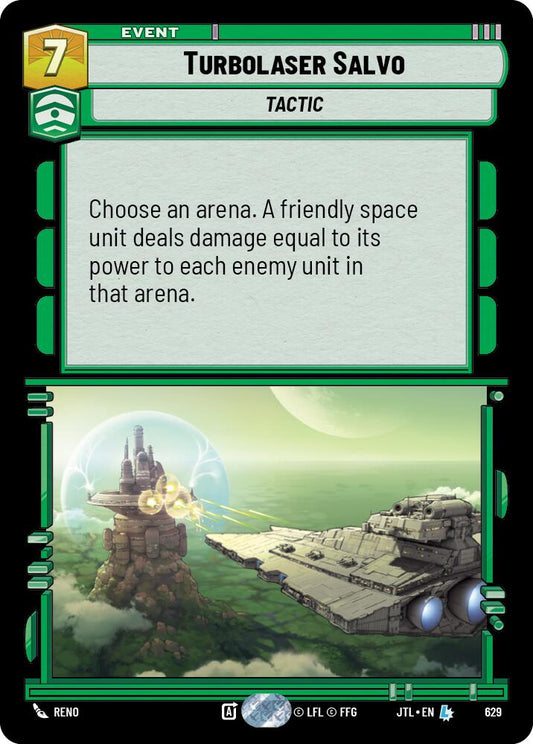 Star Wars: Unlimited: Turbolaser Salvo (Foil) card image