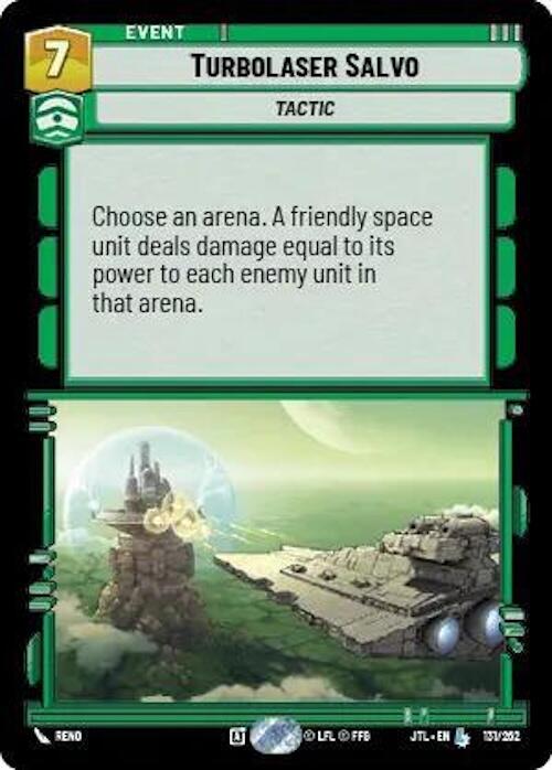 Star Wars: Unlimited: Turbolaser Salvo card image