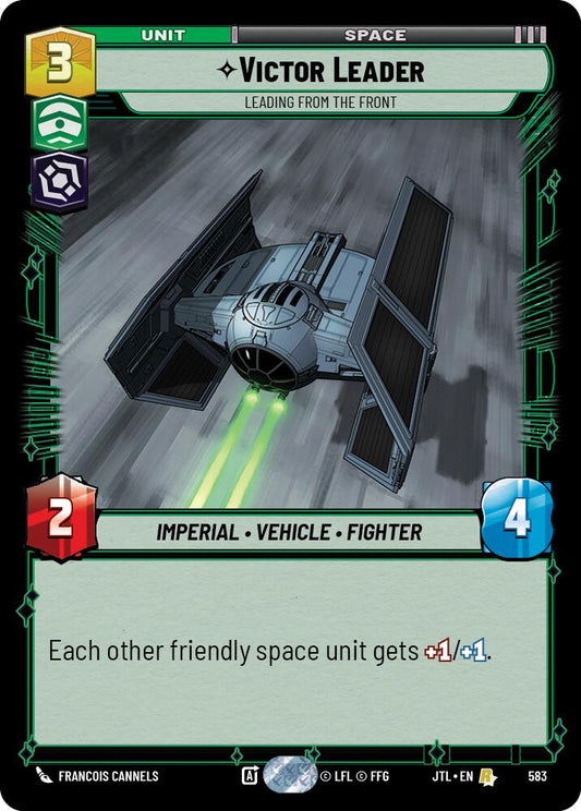 Star Wars: Unlimited: Victor Leader - Leading from the Front (Foil) card image