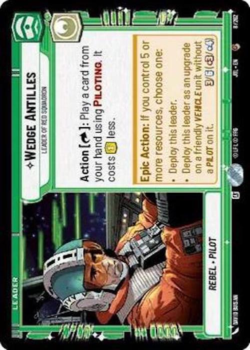 Star Wars: Unlimited: Wedge Antilles - Leader of Red Squadron card image