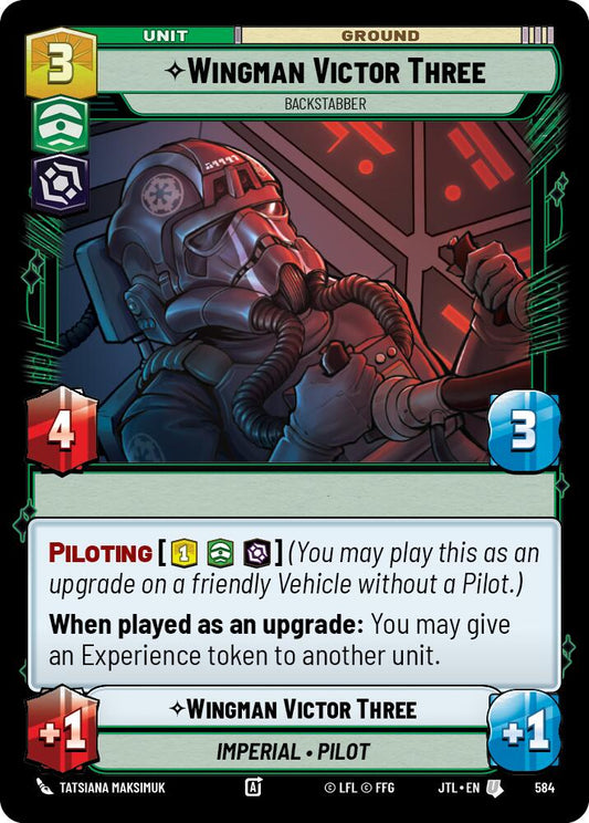 Star Wars: Unlimited: Wingman Victor Three - Backstabber (Foil) card image