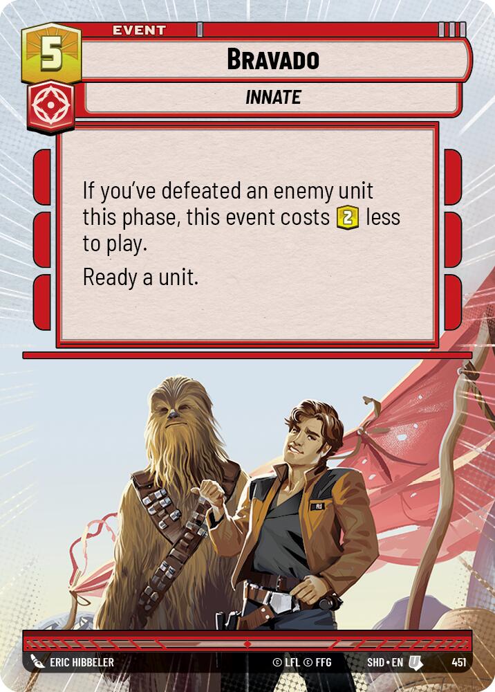 Star Wars: Unlimited: Bravado (Hyperspace) card image