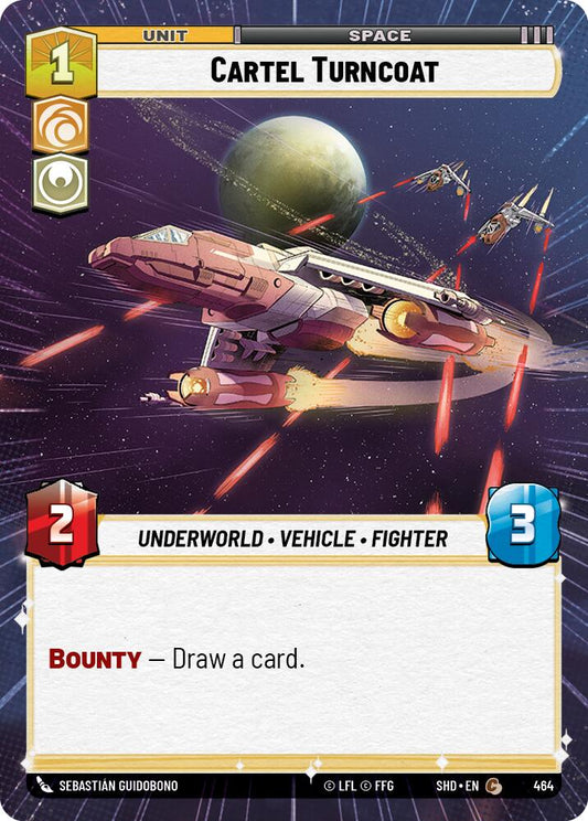 Star Wars: Unlimited: Cartel Turncoat (Hyperspace) card image