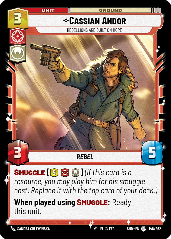 Star Wars: Unlimited: Cassian Andor - Rebellions Are Built On Hope card image