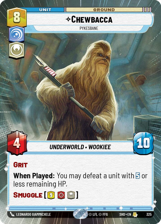 Star Wars: Unlimited: Chewbacca - Pykesbane (Hyperspace) card image