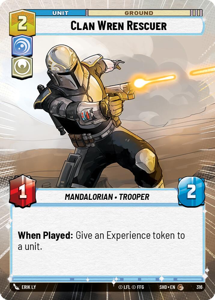 Star Wars: Unlimited: Clan Wren Rescuer (Hyperspace) card image