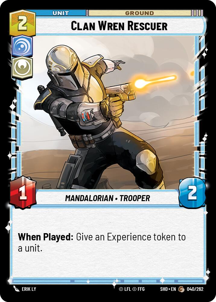 Star Wars: Unlimited: Clan Wren Rescuer card image