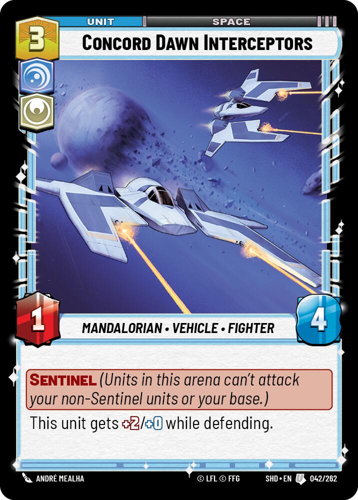 Star Wars: Unlimited: Concord Dawn Interceptors card image