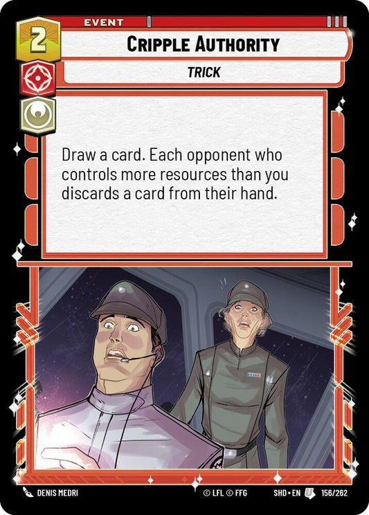 Star Wars: Unlimited: Cripple Authority card image